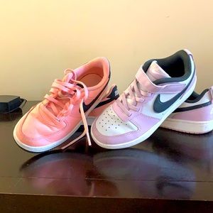 Girls Nikes in spring colors!
